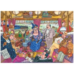 Wasgij Retro Mystery 9 Legpuzzel - De Grotere Treinroof, 1000st.>Jumbo Best