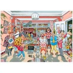 Wasgij Retro Original 9 Legpuzzel - Klein Verbouwinkje, 1000st.-Jumbo Outlet