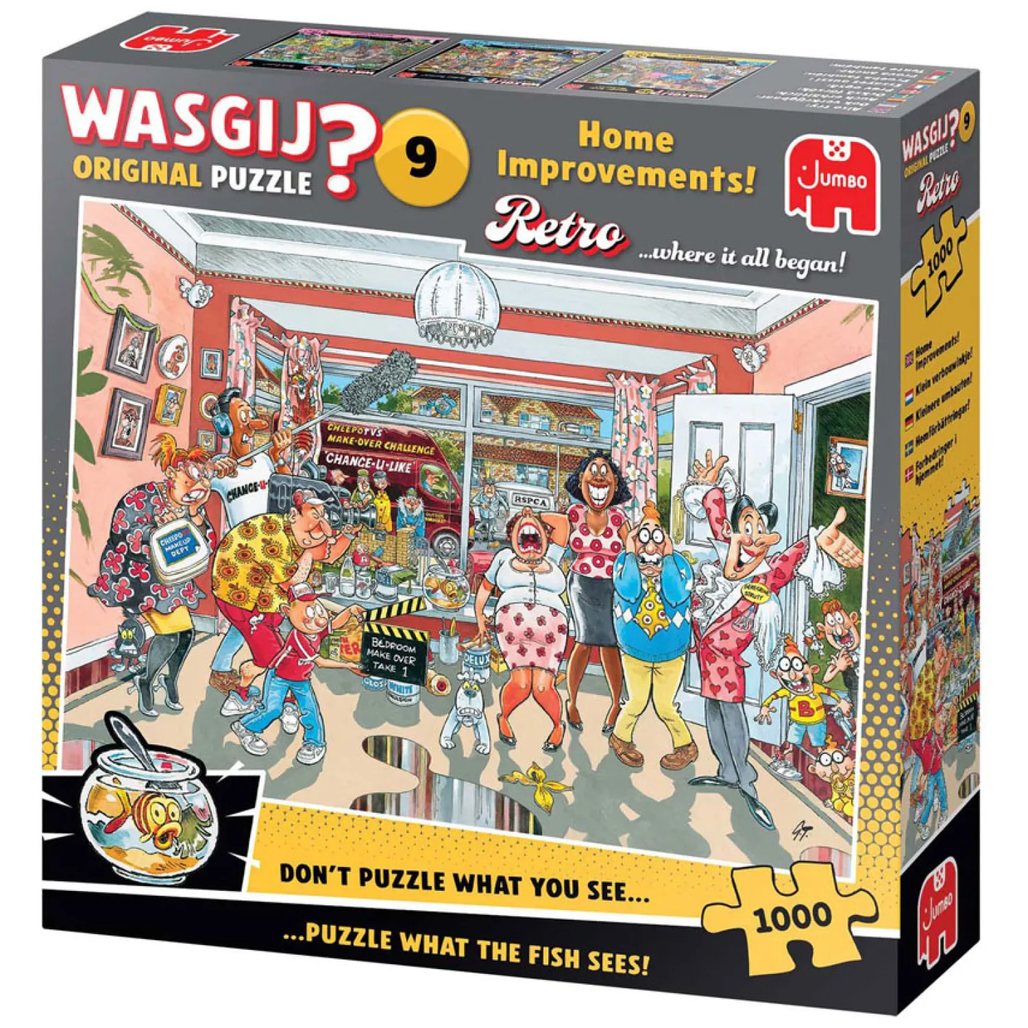 Wasgij Retro Original 9 Legpuzzel - Klein Verbouwinkje, 1000st.-Jumbo Outlet