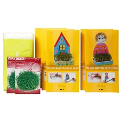 Waterkersbakje met Figuur Wit, 30st.-Creativ Company Clearance