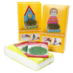 Waterkersbakje met Figuur Wit, 30st.-Creativ Company Clearance