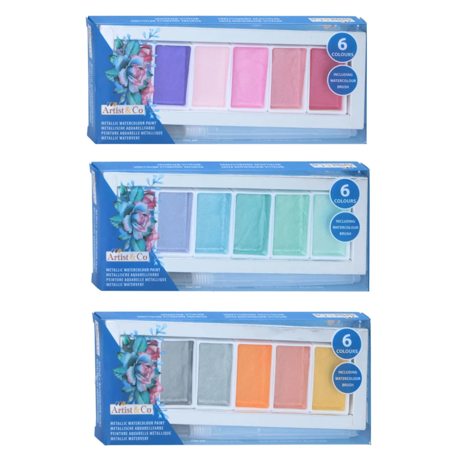 Waterverf Metallic - 7dlg.>