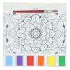 Waterverfkleurblok Volwassenen - Mandala's - incl Penseel en 6 kleuren waterverf>Wins Holland Discount