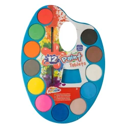 Waterverfpalet, 12 Kleuren>Creative Craft Group Clearance