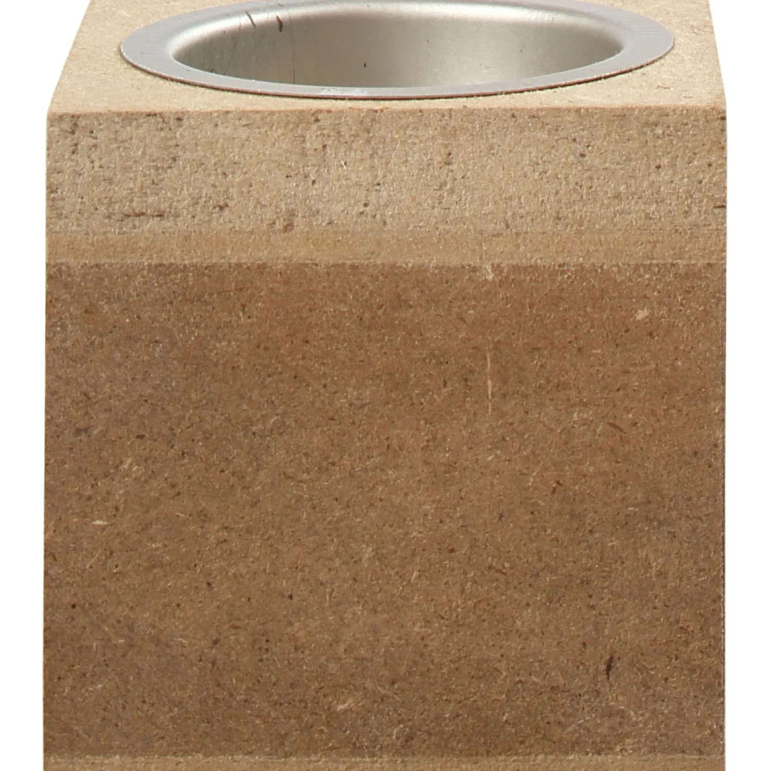 Waxinelichthouder Hout, 6cm>Creativ Company Outlet