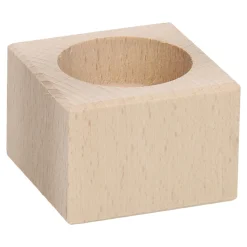 Waxinelichthouder Vierkant Beukenhout, 4cm>Playwood