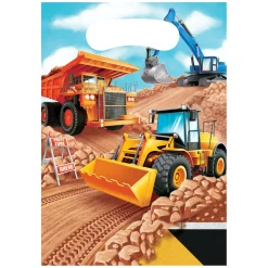 Werkvoertuigen Uitdeelzakjes, 8st.>Haza Witbaard Sale