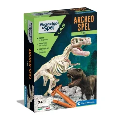 Wetenschap & Spel Archeospel - T-Rex Fluo-Clementoni Hot