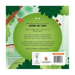 Lantaarn Publishers Wie Woont Hier? In het Bos Flapjesboek Online