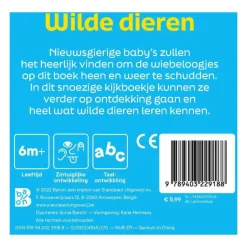 Standaard Uitgeverij Wilde dieren - Kartonboek met Wiebeloogjes New