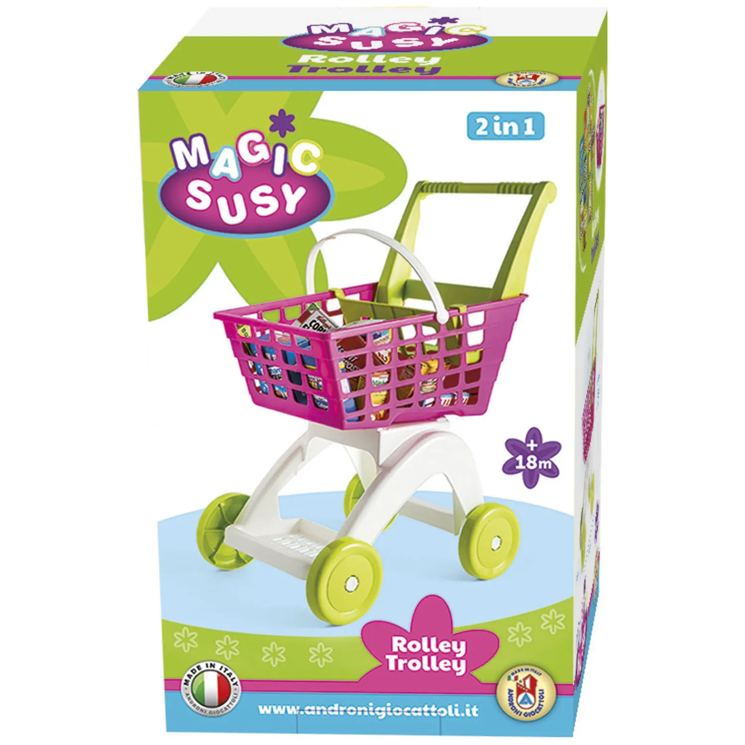 Winkelwagen + Boodschappen-Androni New