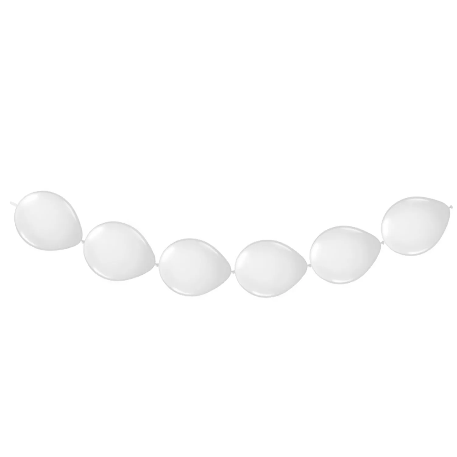 Witte Knoopballonnen, 8st.>Folat BV Clearance