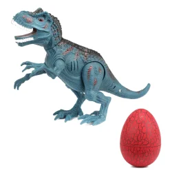 Dino met Geluid en Ei Blauw-World of Dinosaurs Clearance