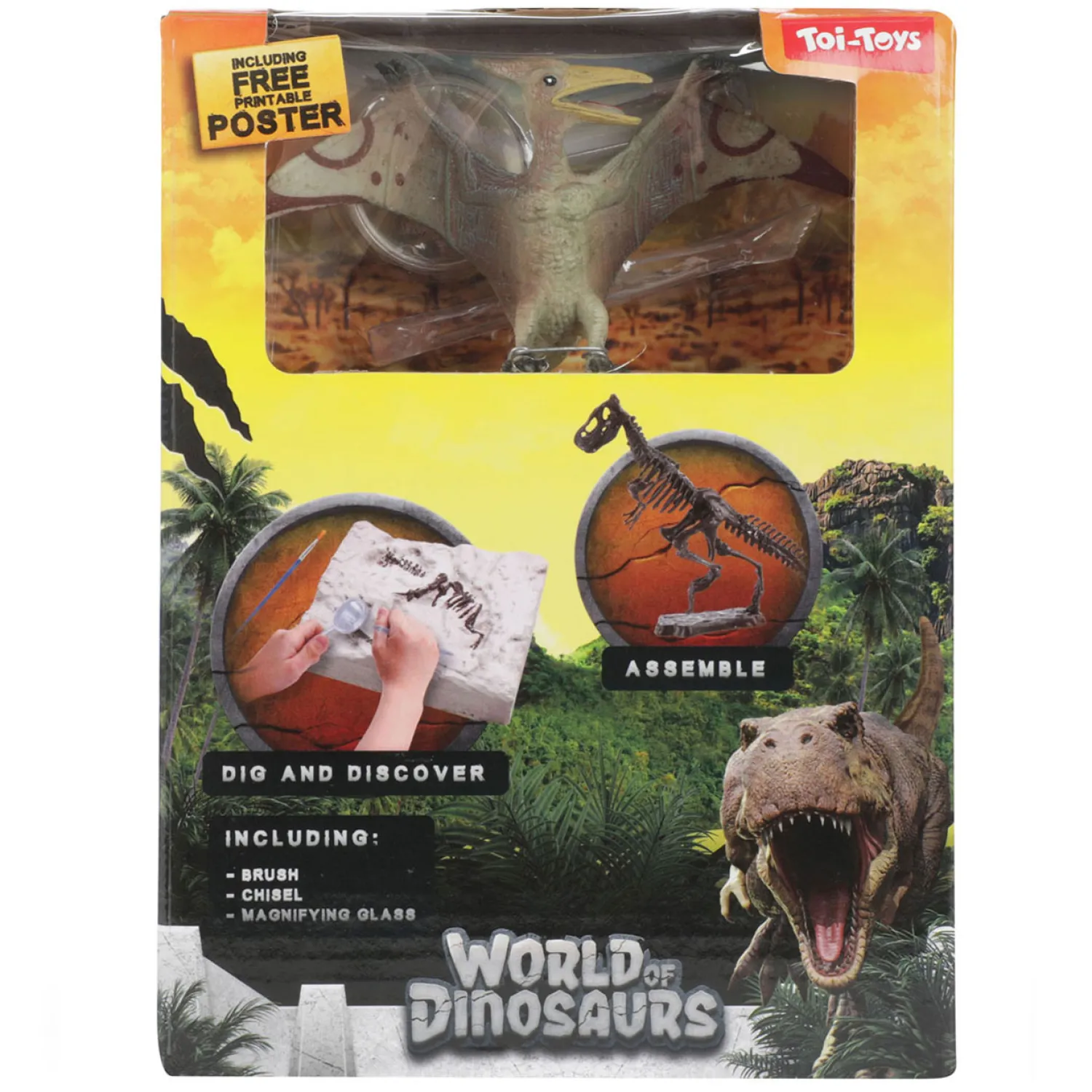 Uitgraafset 'dino fossiel'>World of Dinosaurs Online