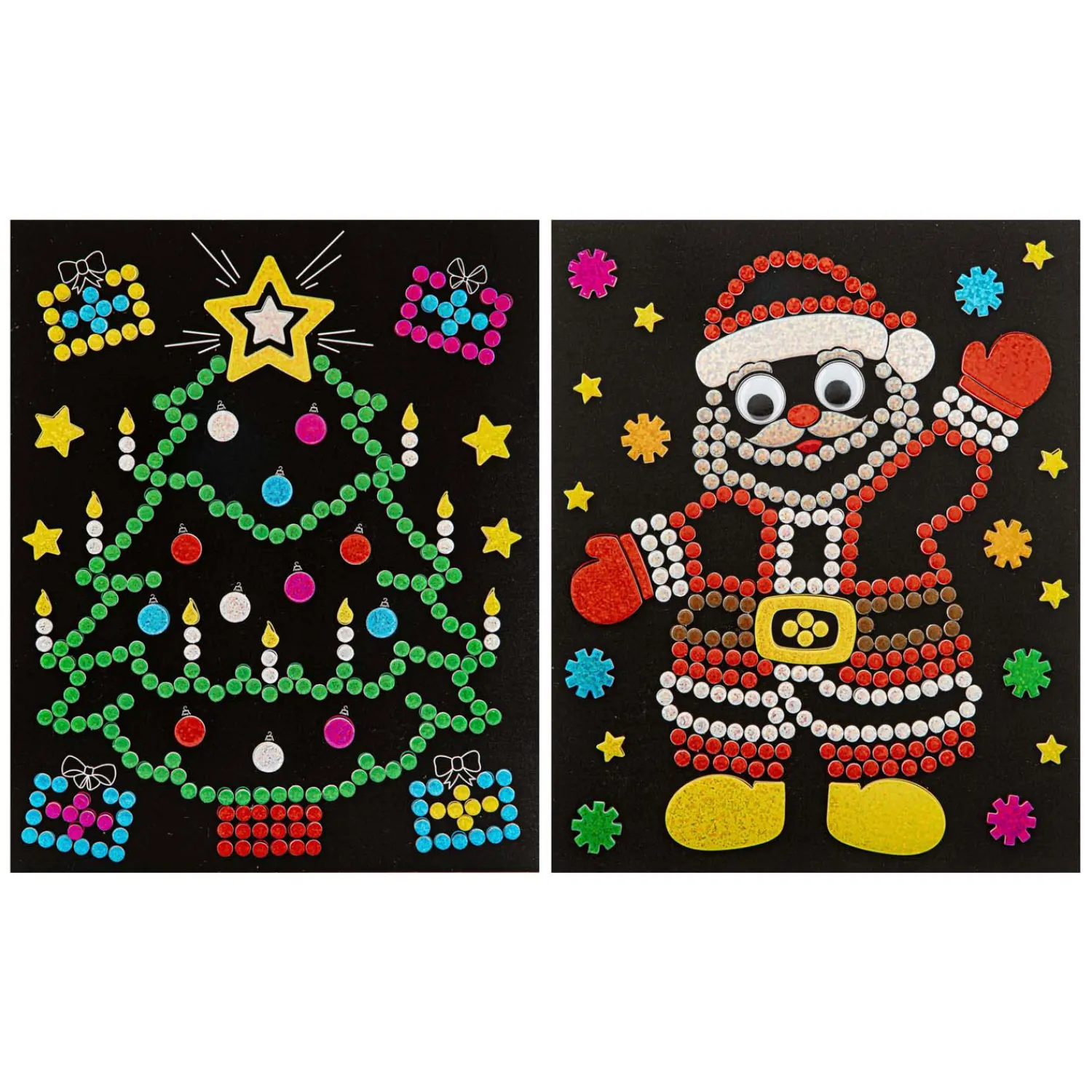 Xmas Holografische Stippen Stickerset-Creative Craft Group