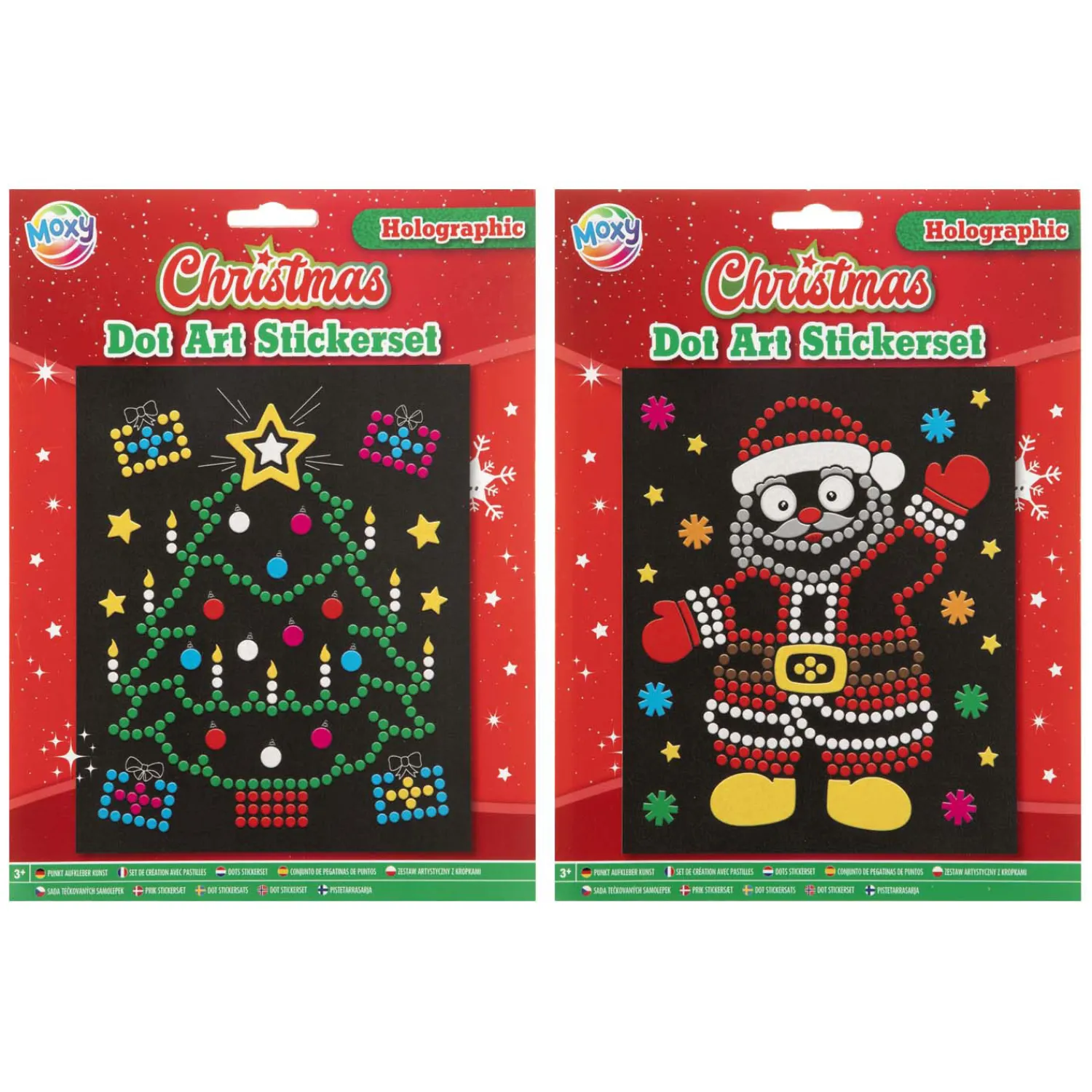Xmas Holografische Stippen Stickerset-Creative Craft Group