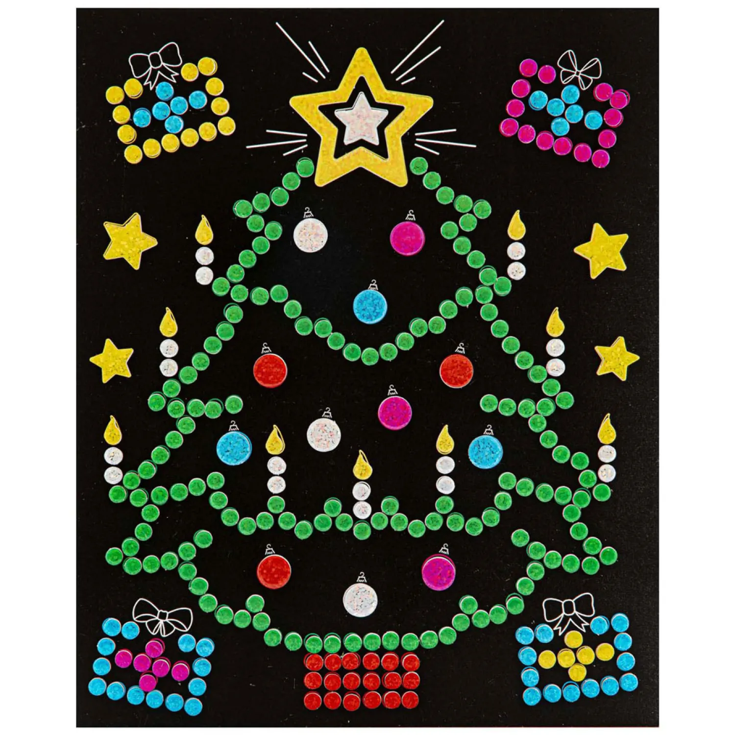 Xmas Holografische Stippen Stickerset-Creative Craft Group