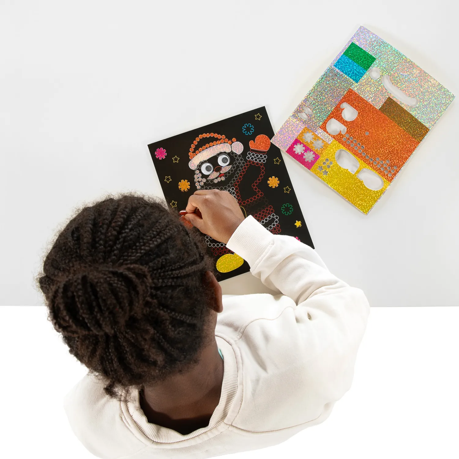 Xmas Holografische Stippen Stickerset-Creative Craft Group