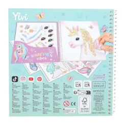 Ylvi Create Your Unicorn Dress me Up - Stickerboek-Depesche New