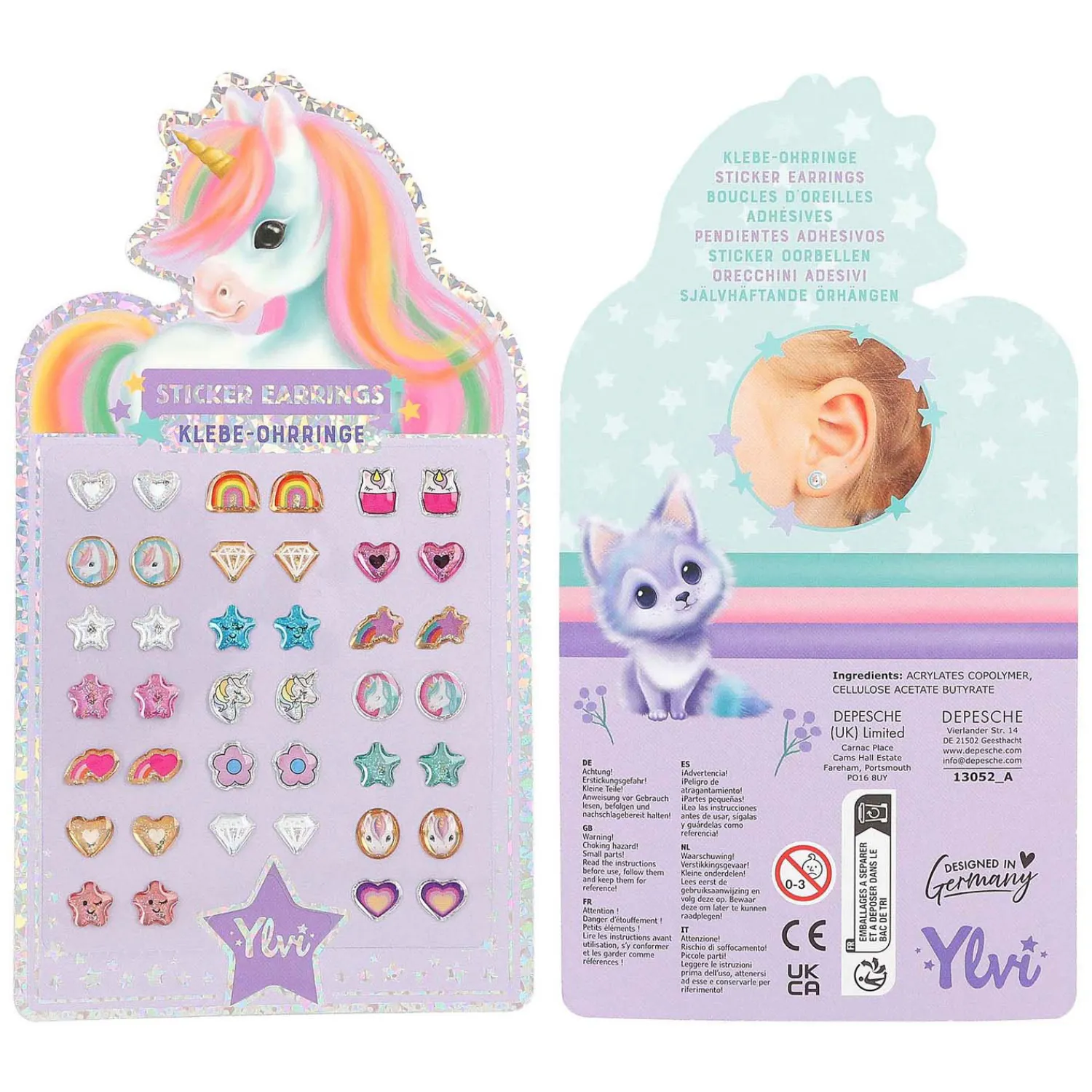 Ylvi Sticker Oorbellen>Depesche Hot