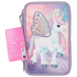 Ylvi 3-vaks Etui met Geborduurde Vleugels-Depesche Online