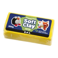 Creativ Company Zachte Klei - Geel, 500gr. Outlet