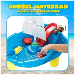 Zand - en Watertafel Piratenboot, 19dlg.- New
