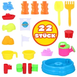 Zand- en Watertafel met Toren, 22dlg.- Hot