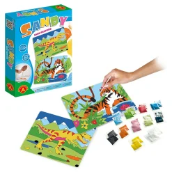 Selecta Zandkunst Knutselen Dinosaurus + Tijger Discount