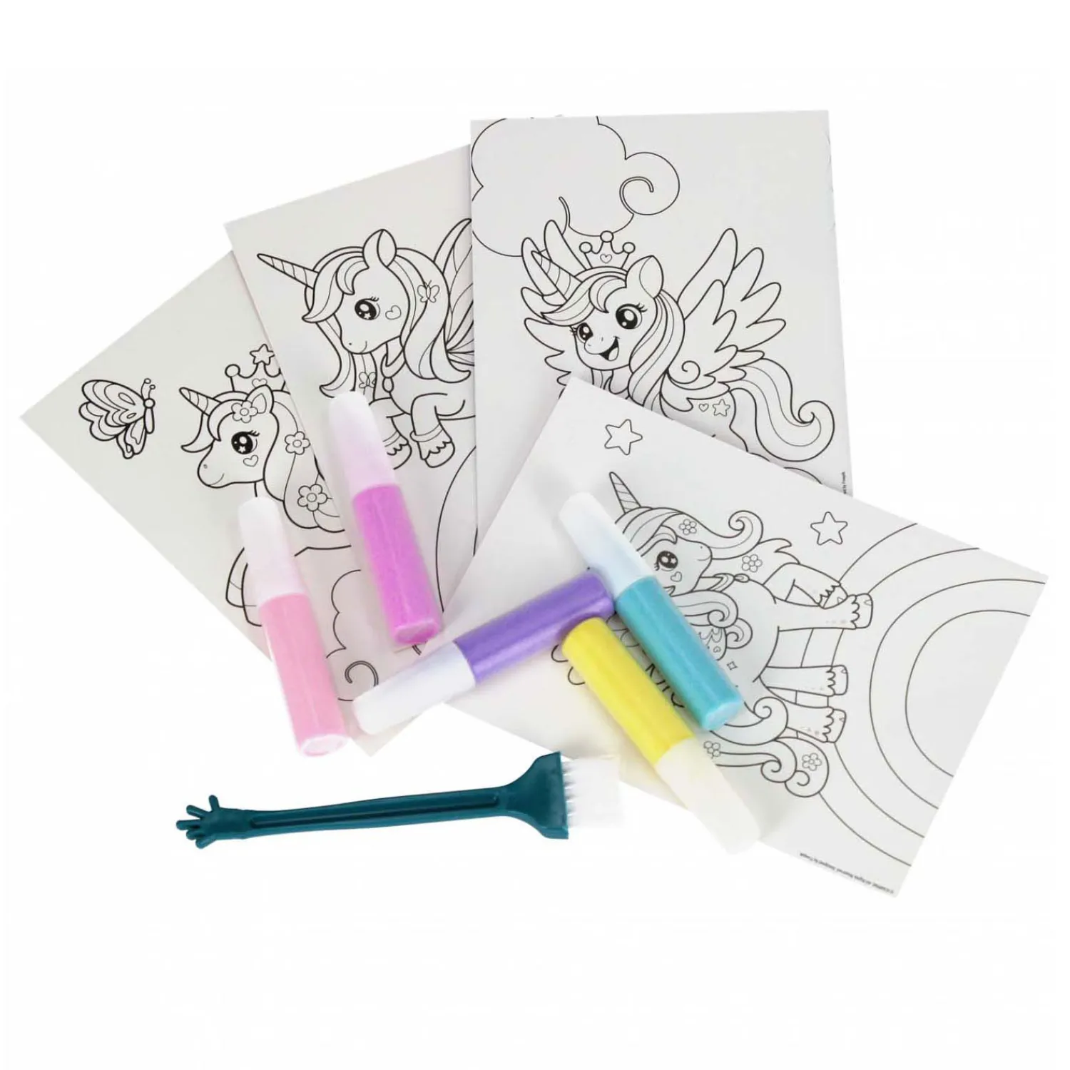 Zandschilder Set Kleurplaten, 4st.- Clearance