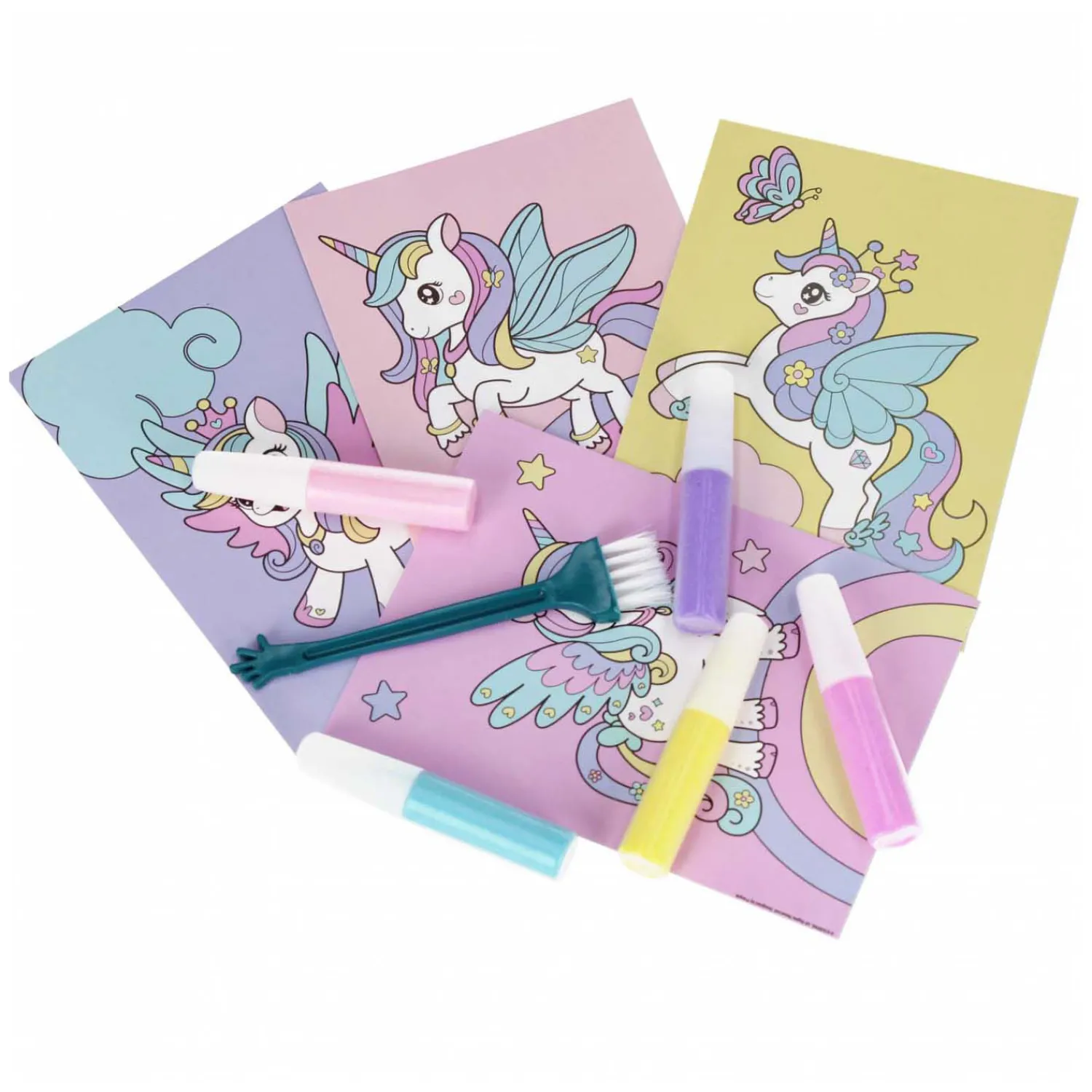 Zandschilder Set Kleurplaten, 4st.- Clearance