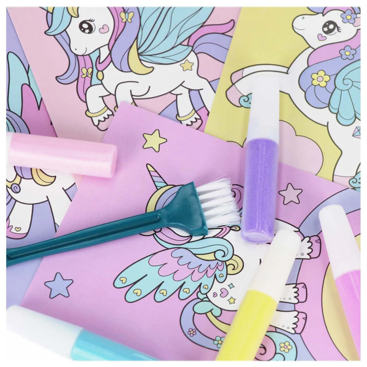 Zandschilder Set Kleurplaten, 4st.- Clearance