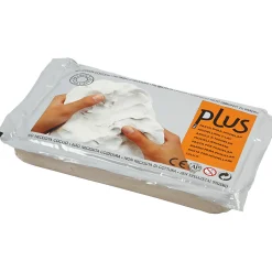 Zelfhardende Boetseerklei Lichtgrijs, 1000gr>Creativ Company New