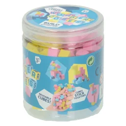 Johntoy Zelfklevende Herbruikbare Magische Bouwblokken in Opbergdoosje Sale