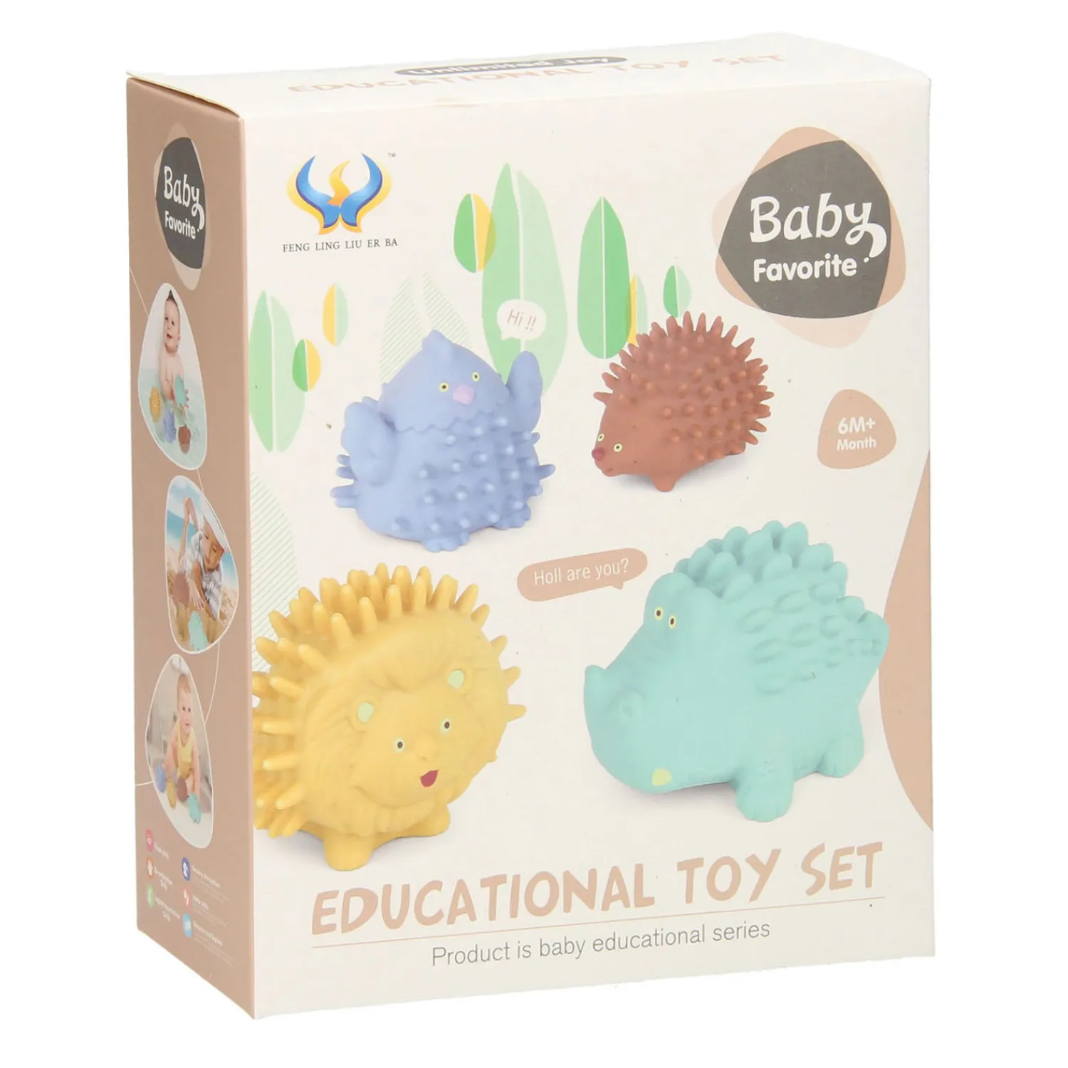 Zintuig Dieren Hip, 4st> Discount