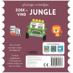 Zoek en Vind - Jungle Pluizige Vriendjes-Rebo Publishers New