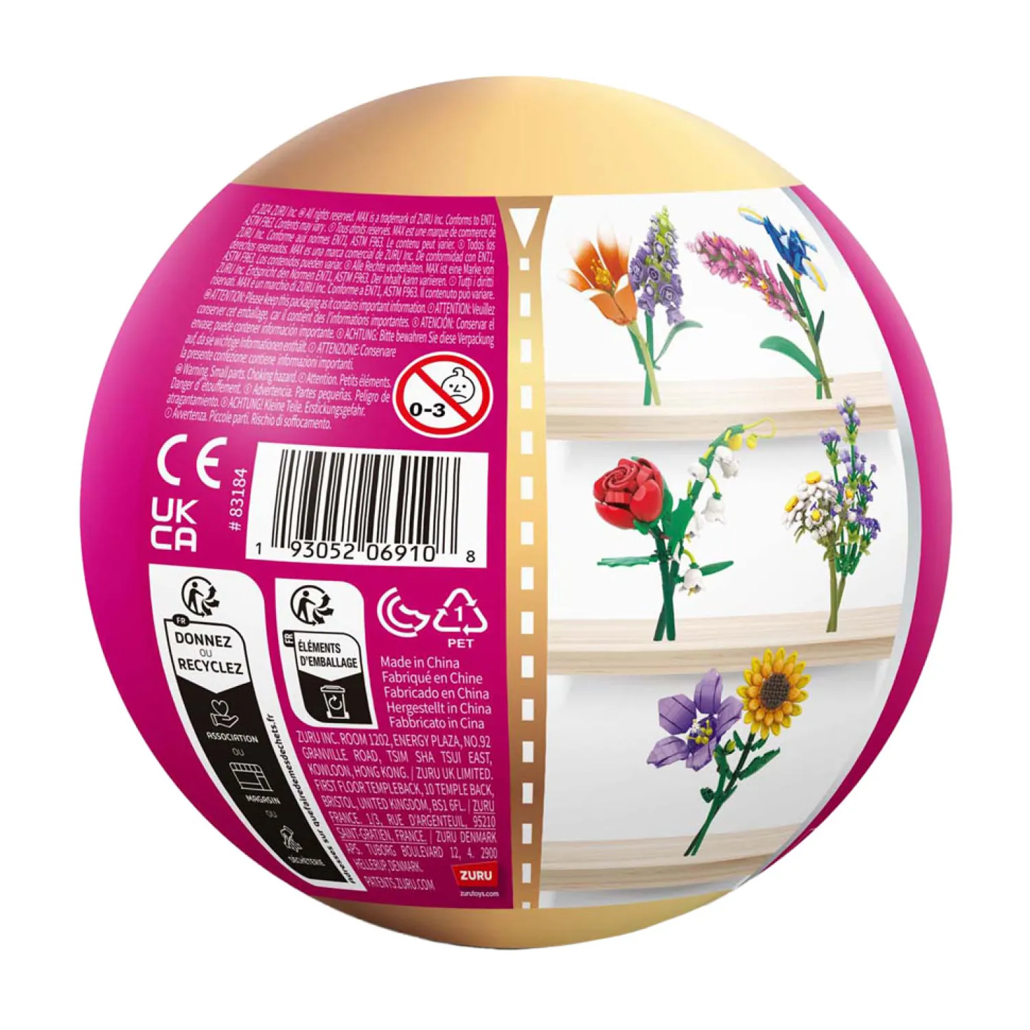 ZURU Max Premium Flowers - Bouwspeelset in Verrassingsbal Clearance