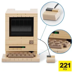 ZURU Max Premium Retro Computer Bouwset in Verrassingsbal - 221dlg. Discount