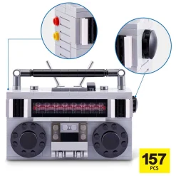 Max Premium Retro Draagbare Radio Bouwset in Verrassingsbal - 157dlg.-ZURU Sale