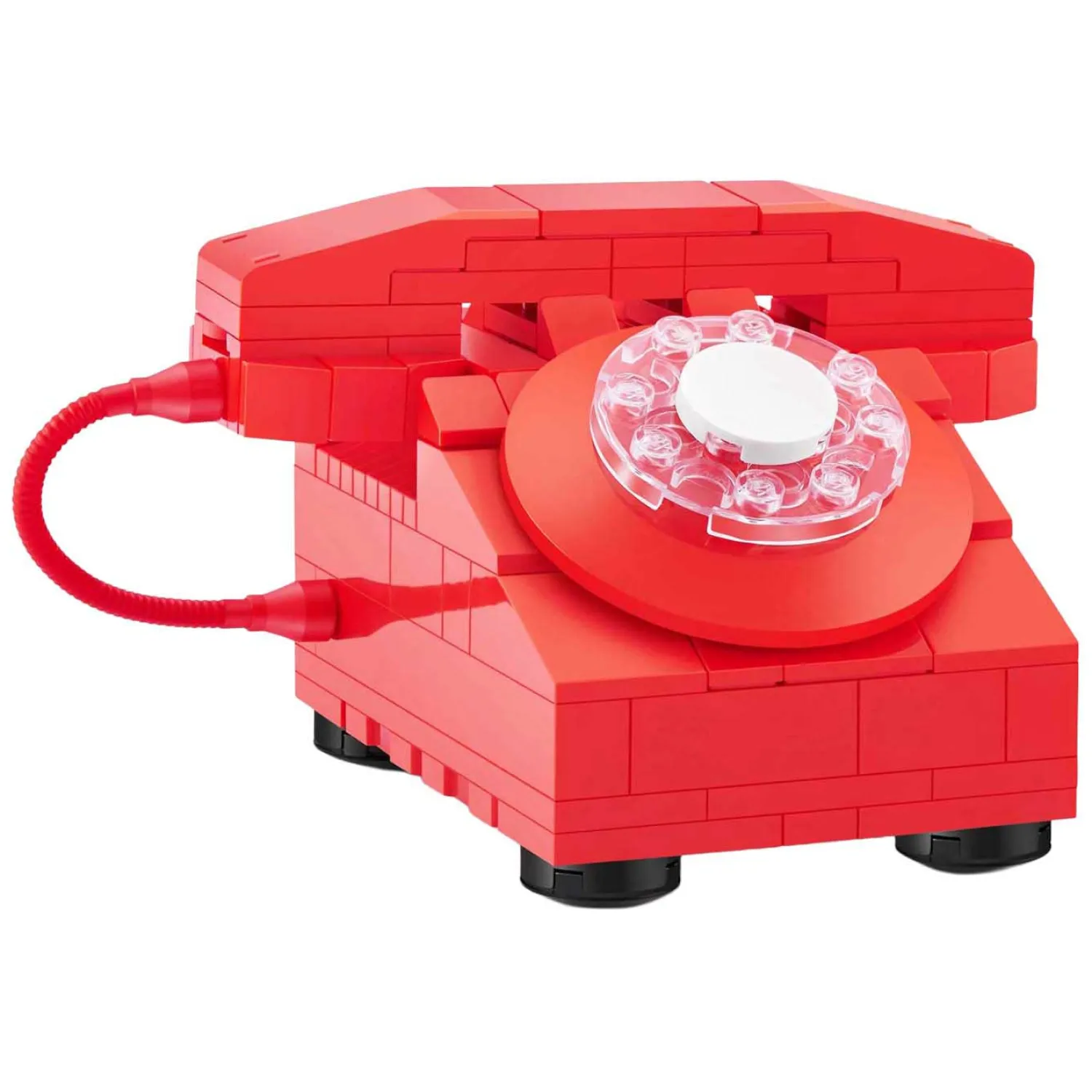 Max Premium Retro Telefoon Bouwset in Verrassingsbal - 141dlg.-ZURU Best