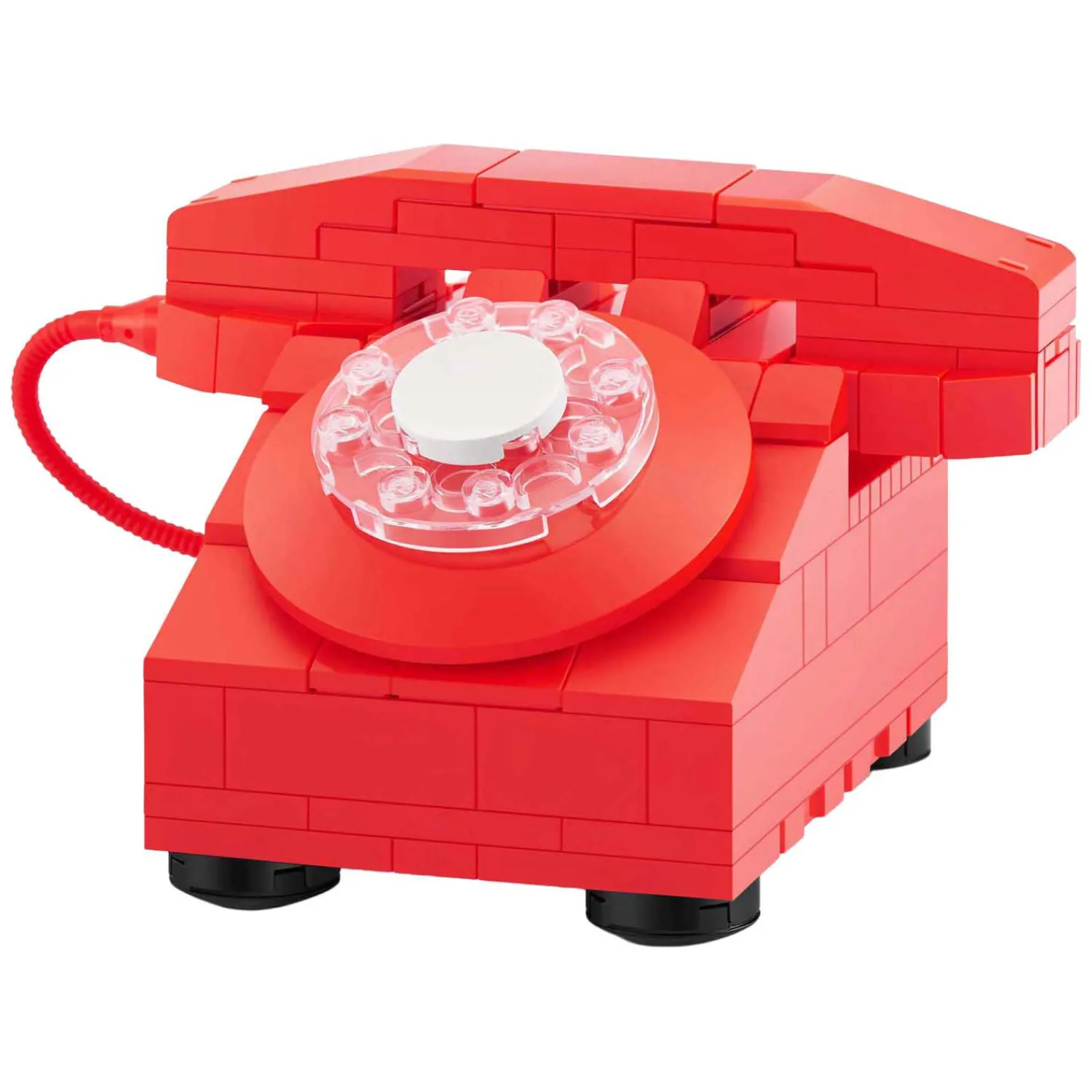 Max Premium Retro Telefoon Bouwset in Verrassingsbal - 141dlg.-ZURU Best