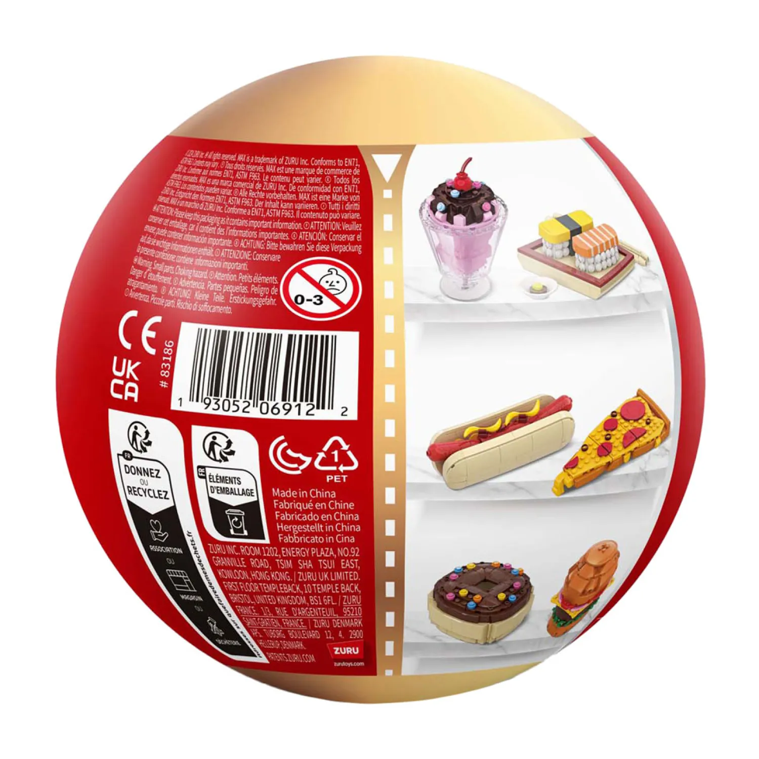 Max Premium Snack Capsule - Bouwspeelset in Verrassingsbal>ZURU Hot