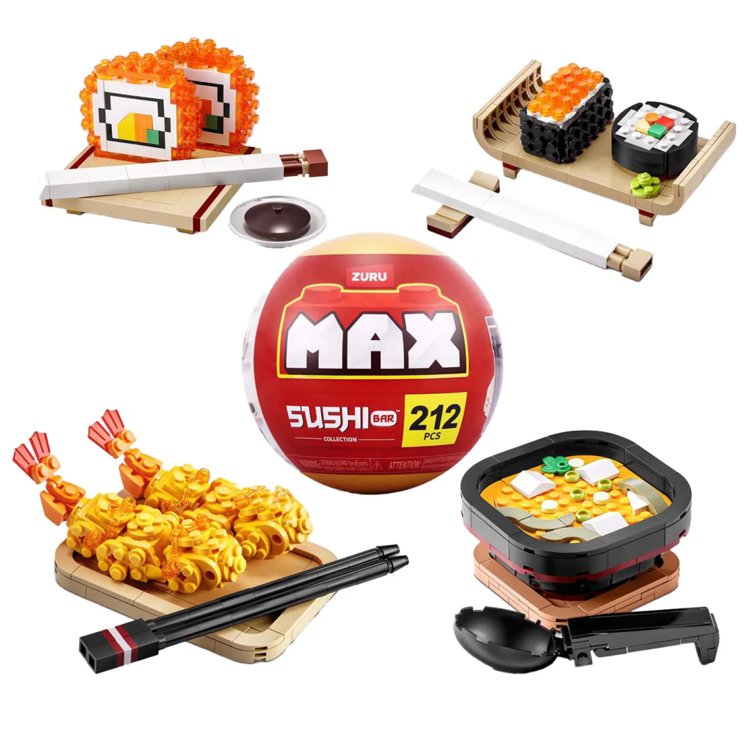 Max Premium Sushi - Bouwspeelset in Verrassingsbal>ZURU
