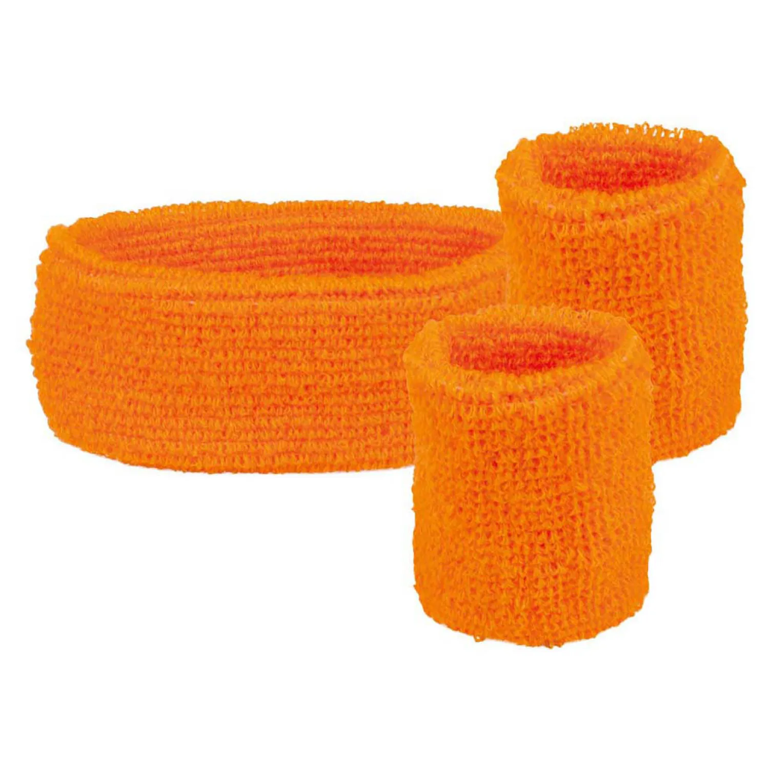 Boland Zweetbanden Neon Oranje, 3st. Clearance